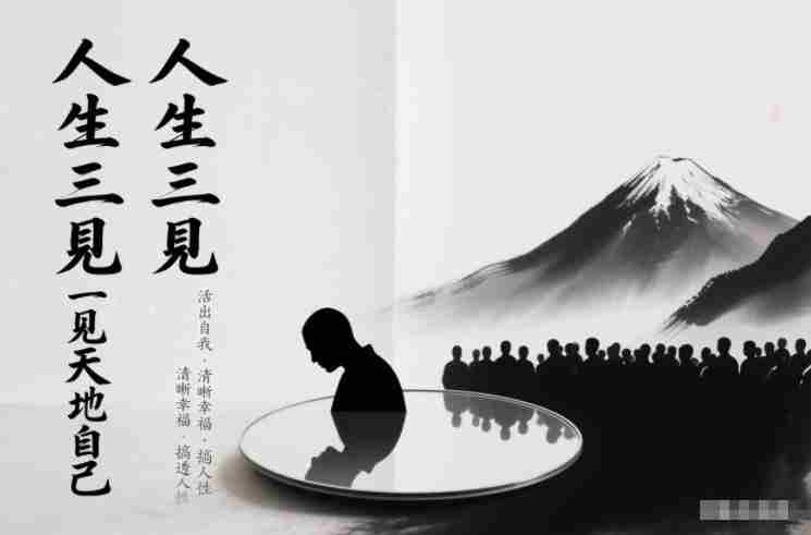 人生三见一见天地见众生见自己，活出自我拥有清晰幸福人生，搞透人性-金启