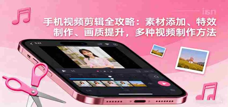 手机视频剪辑全攻略:素材添加、特效制作、画质提升,多种视频制作方法-金启