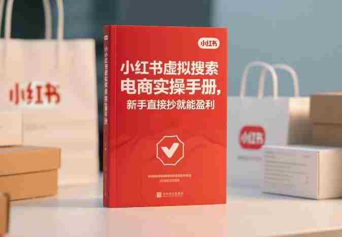 小红书​⁠‬​​⁠​‌​‬​⁠​‬‍‍‌​​​‬‌‍⁠​​​‌​⁠⁠​‬​​‬​​​​‌​‍虚拟搜索电商实操手册，新手直接抄就能盈利-金启