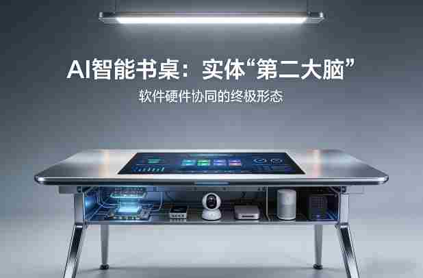 AI智能书桌搭建，构建你的实体“第二大脑”，软件硬件协同的终极形态-金启