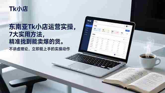 （17041期）东南亚Tk小店运营实操，7大实用方法，精准找到能卖爆的货。不讲虚理论，立即能上手的实操动作-金启