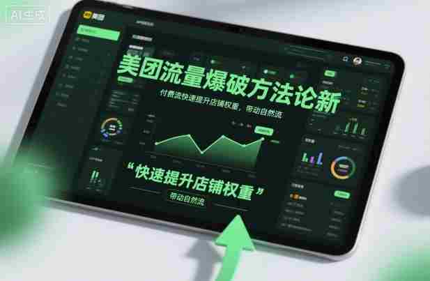 美团流量爆破方法论，付费流快速提升店铺权重，带动自然流-金启