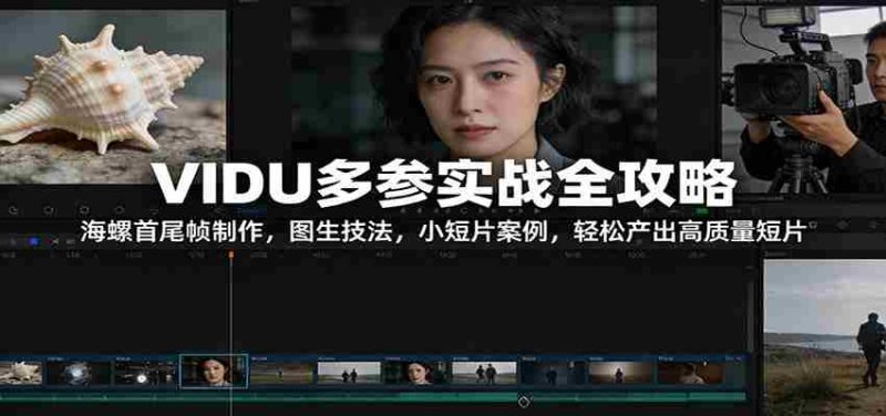 VIDU多参实战全攻略:海螺首尾帧制作,图生技法,小短片案例,轻松产出高质量短片-金启