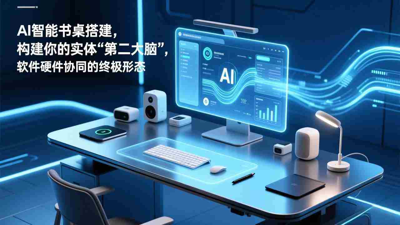 （17363期）AI智能书桌搭建，构建你的实体“第二大脑”，软件硬件协同的终极形态-金启