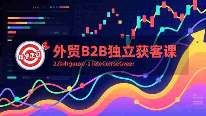 （16856期）外贸B2B独立获客课，Facebook主页搭建、消息互动广告、精准定位，打造高询盘系统-金启