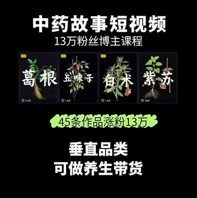 图片[2]-中药文化赛道：溯源故事开发，AI工具实战，平台运营，全方位解锁中医流量变现新路径