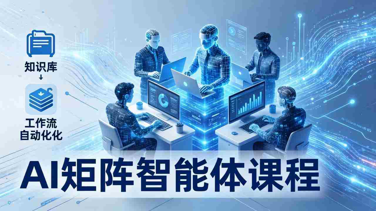 （17759期）AI矩阵智能体实战：100个数字员工批量生产内容，文本知识库+工作流自动化全搞定-金启创业网 - 网上赚钱方法教程大全 - www.jinqi6.top
