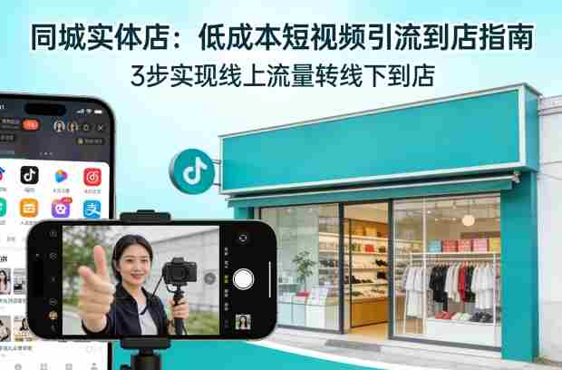 同城实体店，如何低成本把客户从短视频带到线下门店-金启创业网 - 网上赚钱方法教程大全 - www.jinqi6.top