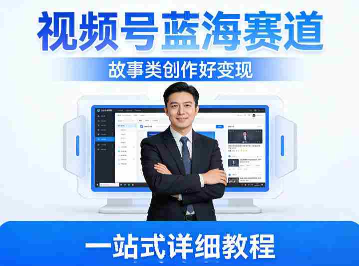 视频号蓝海赛道，故事类创作好变现，一站式详细教程-金启创业网 - 网上赚钱方法教程大全 - www.jinqi6.top