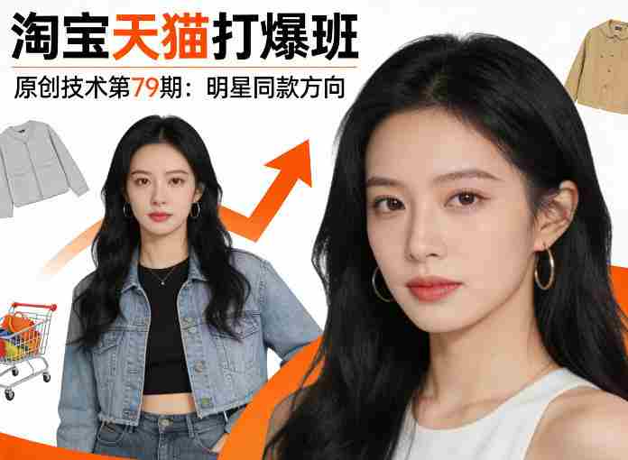 《淘宝天猫打爆班》原创技术第79期：明星同款方向-金启创业网 - 网上赚钱方法教程大全 - www.jinqi6.top