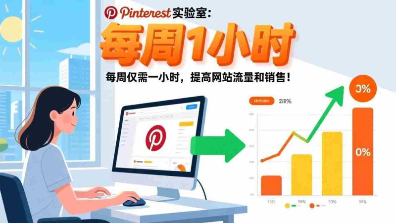 （17505期）Pinterest实验室：每周仅需一小时，提高网站流量和销售！-金启