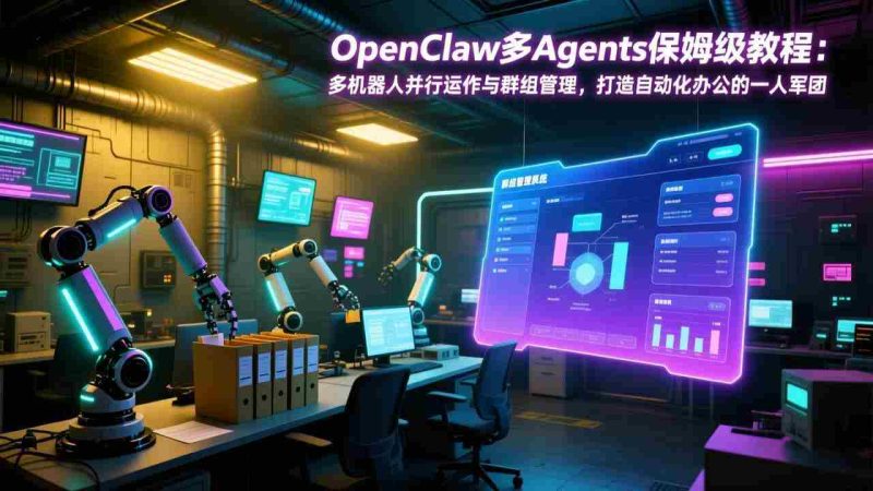 （17563期）OpenClaw多Agents保姆级教程：多机器人并行运作与群组管理，打造自动化办公的一人军团-金启创业网 - 网上赚钱方法教程大全 - www.jinqi6.top