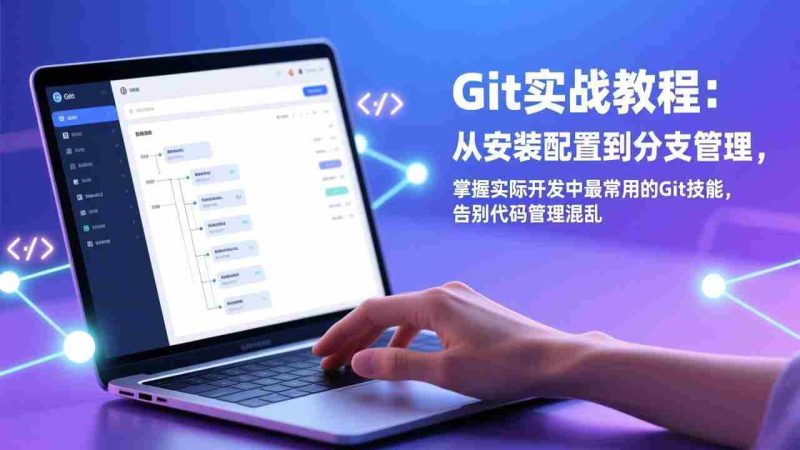 （17513期）Git实战教程：从安装配置到分支管理，掌握实际开发中最常用的Git技能，告别代码管理混乱-金启