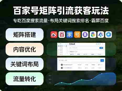 百家号矩阵引流获客玩法，专吃百度搜索流量，布局关键词搜索排名，霸屏百度-金启创业网 - 网上赚钱方法教程大全 - www.jinqi6.top