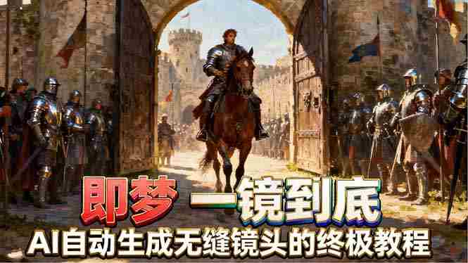 （18241期）即梦AI一镜到底终极教程，智能补帧+运镜技巧，AI自动生成无缝丝滑长镜头高效出片-金启创业网 - 网上赚钱方法教程大全 - www.jinqi6.top
