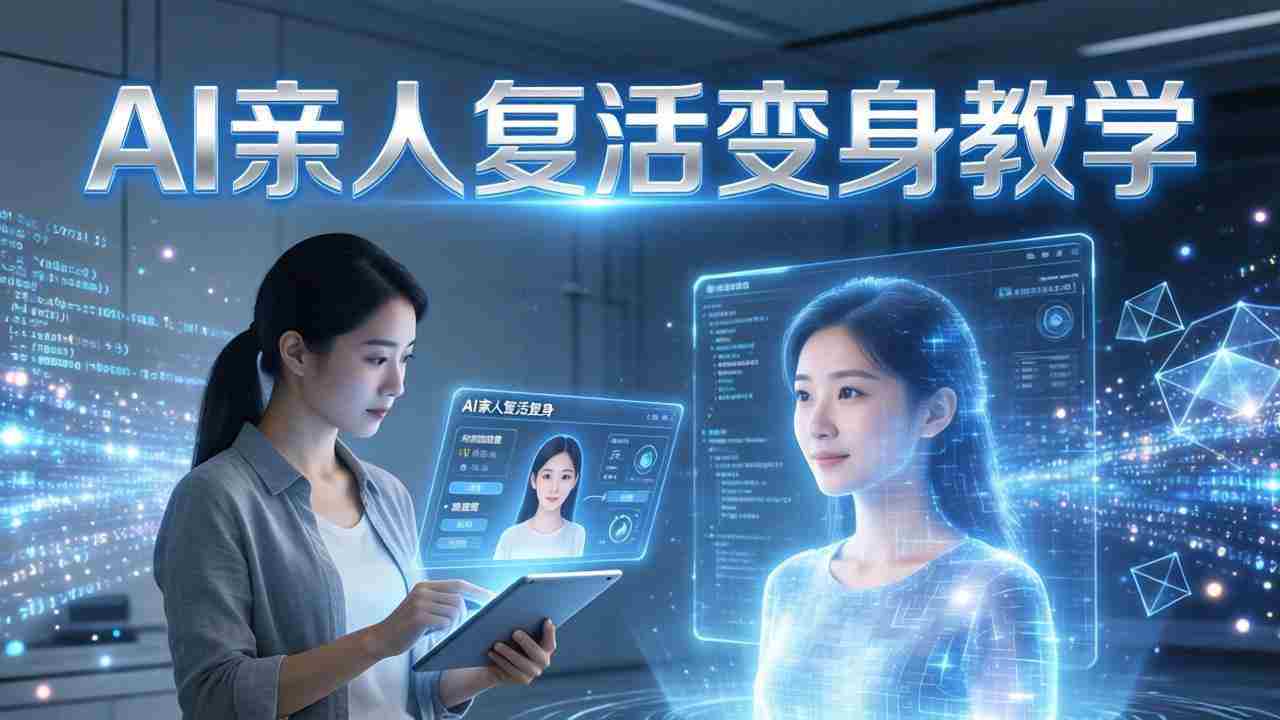 （17940期）AI亲人复活变身教学，最近超级火爆的项目，涨粉超级快，私域引流代做服务，收徒等-金启创业网 - 网上赚钱方法教程大全 - www.jinqi6.top