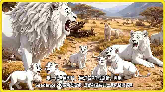 （18137期）用一张普通图片，通过GPT写剧情，再用Seedance 2.0做动态演绎，居然能生成迪士尼风格搞笑动画-金启创业网 - 网上赚钱方法教程大全 - www.jinqi6.top