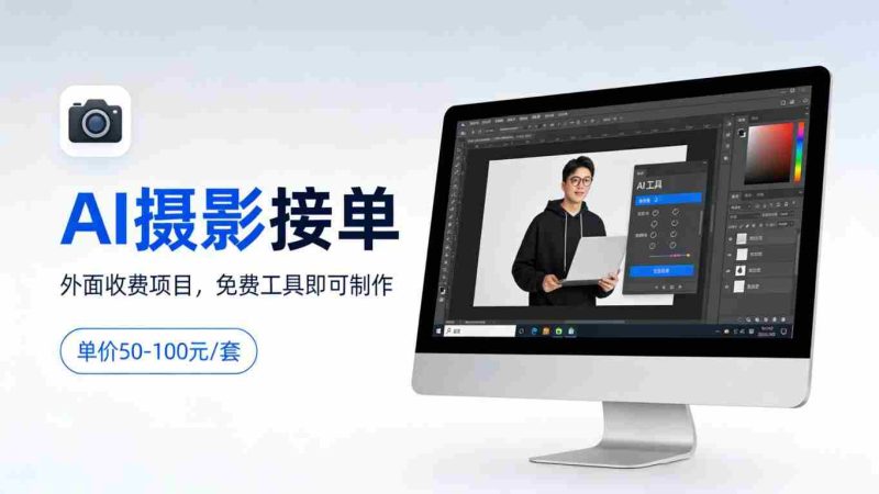 外面收费项目，AI摄影接单，免费工具就可以做，单价50-100一套-金启创业网 - 网上赚钱方法教程大全 - www.jinqi6.top