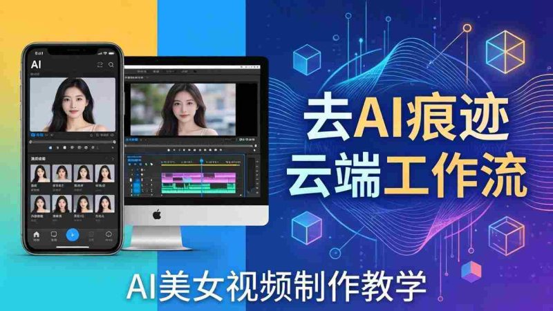 （17928期）AI美女视频制作教学：去AI痕迹，云端工作流出图，手机电脑均可，不需要配置-金启创业网 - 网上赚钱方法教程大全 - www.jinqi6.top