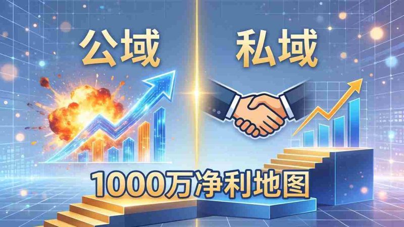 （18217期）公域玩命出爆款，私域悄悄做成交：这套AI内训课，2026给你打通1000万净利的地图-金启创业网 - 网上赚钱方法教程大全 - www.jinqi6.top