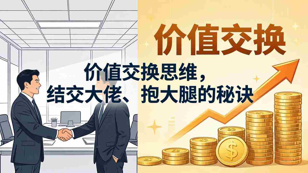 （18258期）某付费文章：价值交换思维，结交大佬、抱大腿的秘诀-金启创业网 - 网上赚钱方法教程大全 - www.jinqi6.top