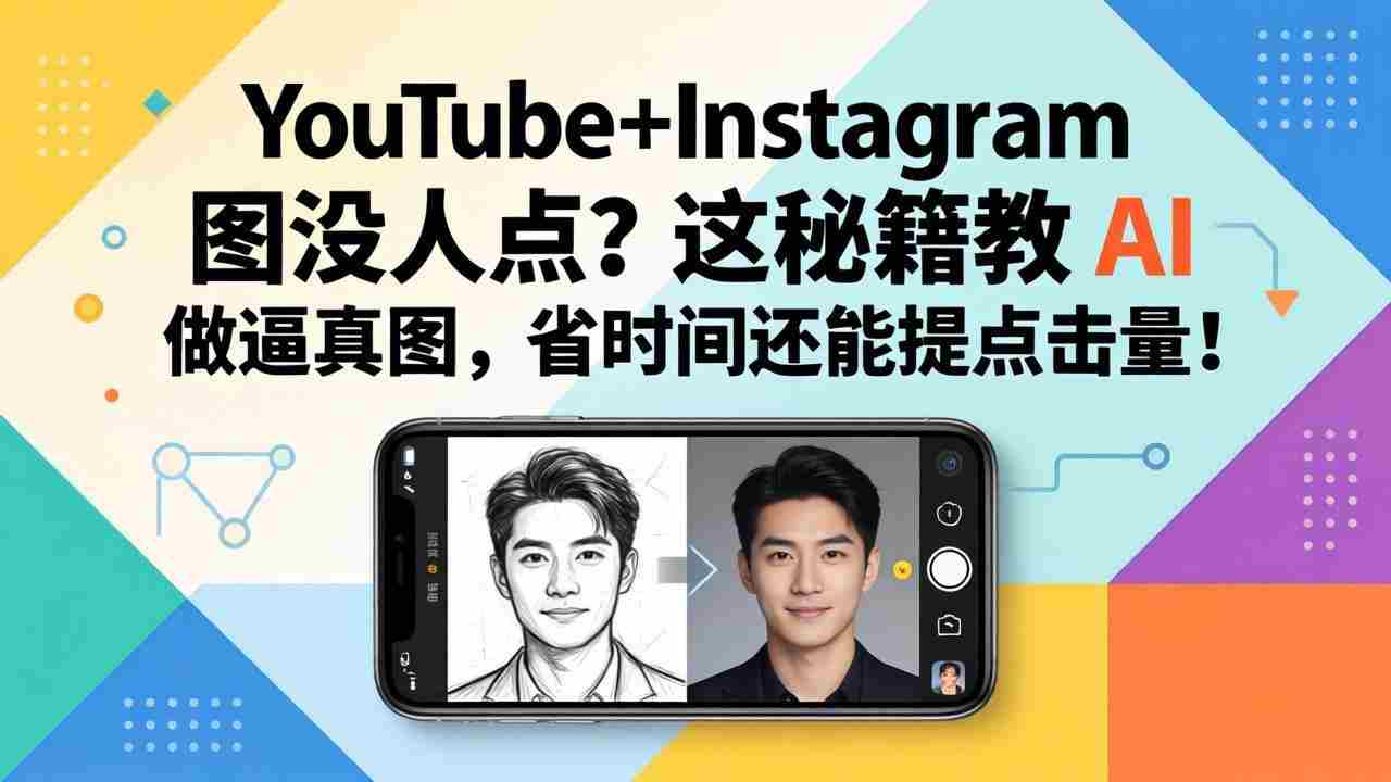 （17911期）YouTube+Instagram图没人点？这秘籍教 AI 做逼真图，省时间还能提点击量-金启创业网 - 网上赚钱方法教程大全 - www.jinqi6.top