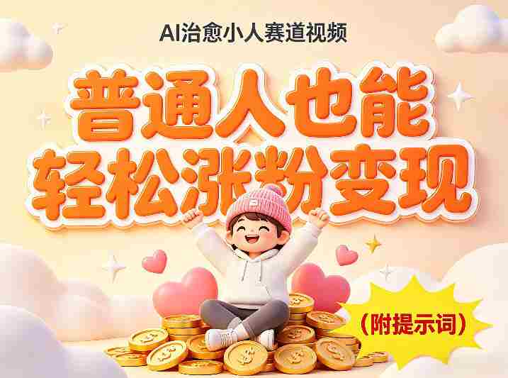 AI治愈小人赛道视频，普通人也能轻松涨粉变现，实操教学（附完整提示词）-金启创业网 - 网上赚钱方法教程大全 - www.jinqi6.top