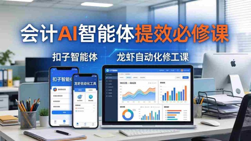 （18151期）财务会计AI智能体提效必修课：扣子智能体+龙虾自动化+报表分析，一站式提升财务工作效率-金启创业网 - 网上赚钱方法教程大全 - www.jinqi6.top