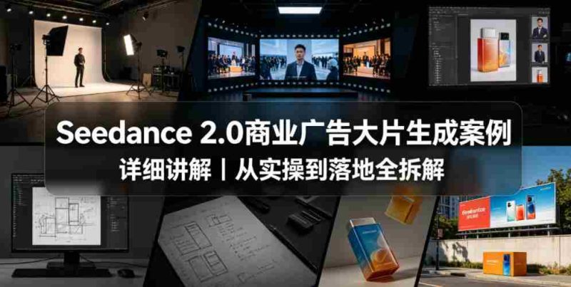 Seedance 2.0商业广告大片生成案例详细讲解｜从实操到落地全拆解-金启创业网 - 网上赚钱方法教程大全 - www.jinqi6.top