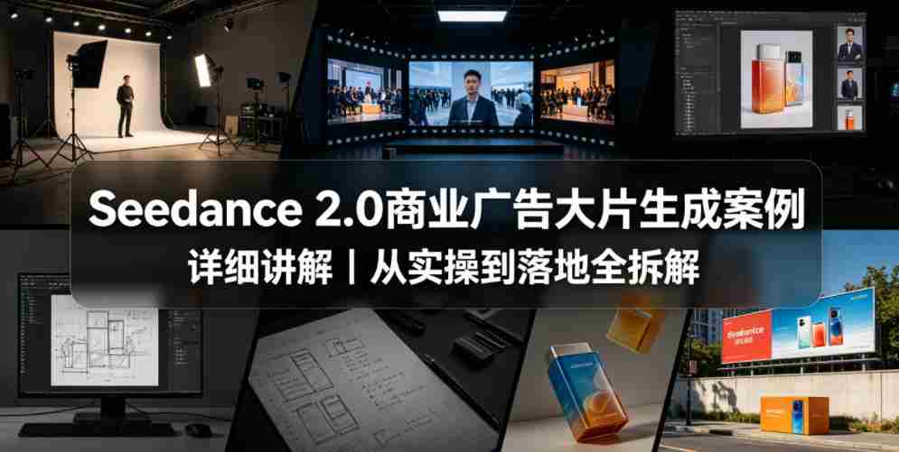 Seedance 2.0商业广告大片生成案例详细讲解｜从实操到落地全拆解-金启创业网 - 网上赚钱方法教程大全 - www.jinqi6.top