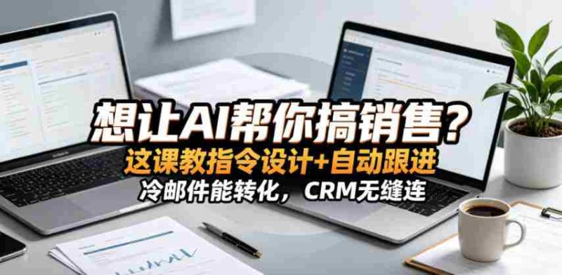 想让AI帮你搞销售?这课教指令设计+自动跟进,冷邮件能转化,CRM无缝连!【原创双语字幕】-金启创业网 - 网上赚钱方法教程大全 - www.jinqi6.top