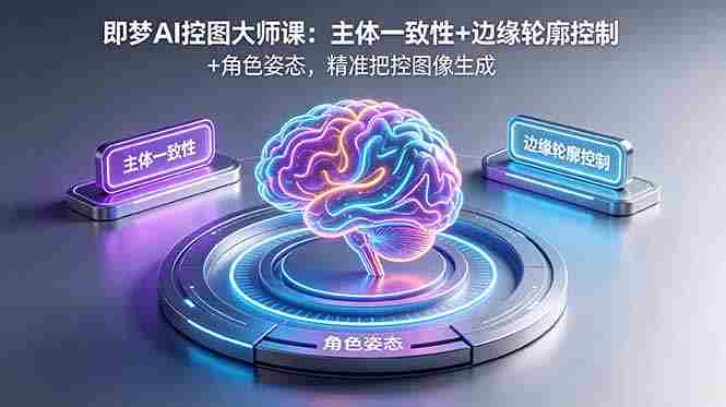(18619期)即梦AI控图大师课:主体一致性+边缘轮廓控制+角色姿态,精准把控图像生成-金启创业网 - 网上赚钱方法教程大全 - www.jinqi6.top