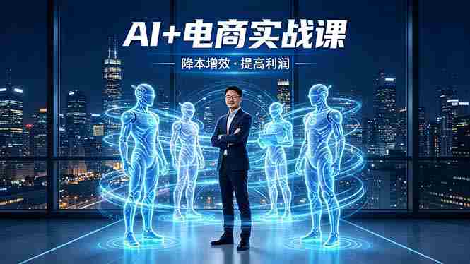 (18328期)AI+电商实战课,1人+N个AI 智能体,把SOP变AI员工,实现降本增效提高利润-金启创业网 - 网上赚钱方法教程大全 - www.jinqi6.top