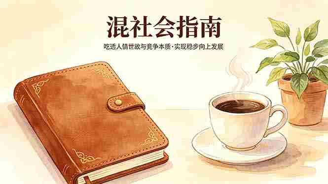 （18282期）付费文章：混社会指南，吃透人情世故与竞争本质，实现稳步向上发展-金启创业网 - 网上赚钱方法教程大全 - www.jinqi6.top