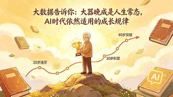 （18288期）付费文章：大数据告诉你：大器晚成是人生常态，AI 时代依然适用的成长规律-金启创业网 - 网上赚钱方法教程大全 - www.jinqi6.top