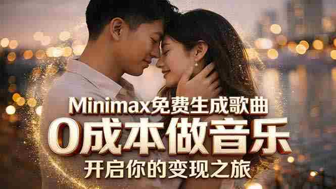 (18401期)Minimax免费生成歌曲实测!0成本做音乐,说唱流行Lofi一键生成-金启创业网 - 网上赚钱方法教程大全 - www.jinqi6.top