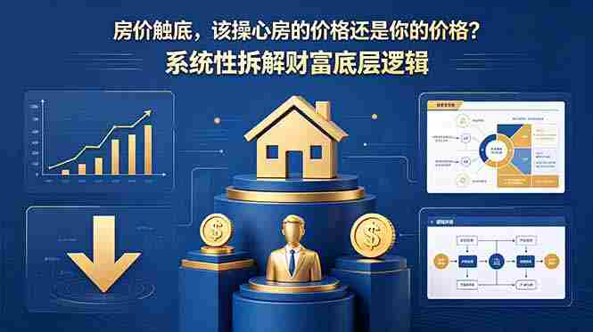 (18602期)付费文章:房价触底,该操心房的价格还是你的价格?系统性拆解财富底层逻辑-金启创业网 - 网上赚钱方法教程大全 - www.jinqi6.top