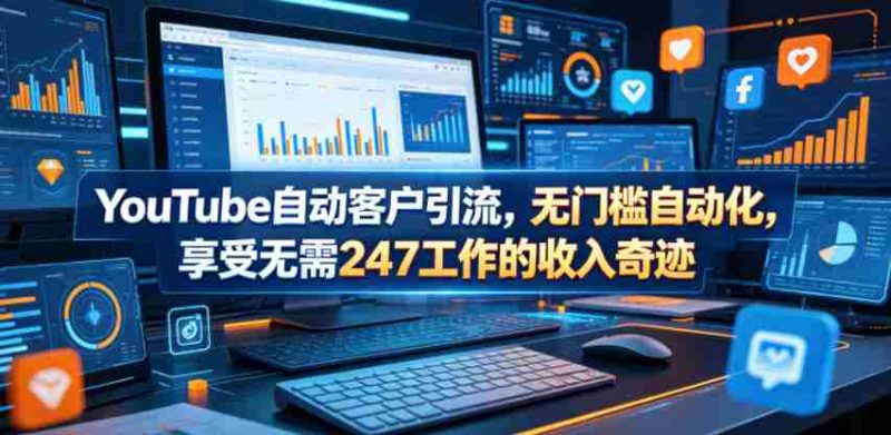 YouTube自动客户引流,无门槛自动化,享受无需247工作的收入奇迹!【原创双语字幕】-金启创业网 - 网上赚钱方法教程大全 - www.jinqi6.top