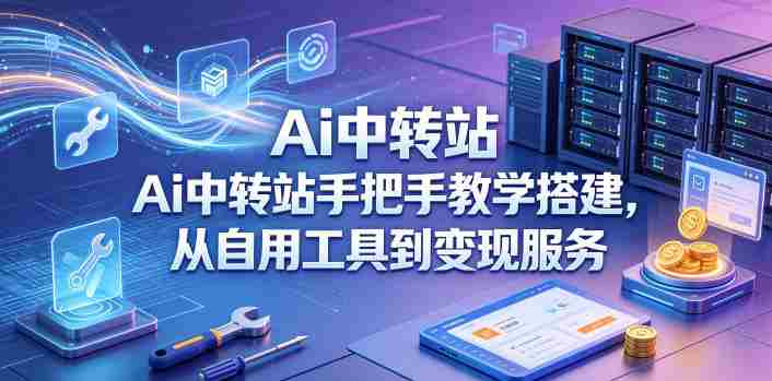 Ai中转站手把手教学搭建，从自用工具到变现服务-金启创业网 - 网上赚钱方法教程大全 - www.jinqi6.top