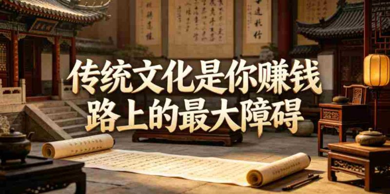 付费文章:传统文化是你賺钱路上的最大障碍-金启创业网 - 网上赚钱方法教程大全 - www.jinqi6.top