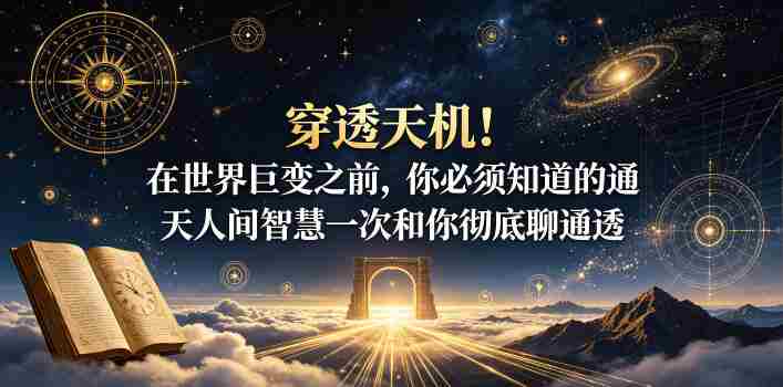 付费文章：穿透天机！在世界巨变之前，你必须知道的通天人间智慧一次和你彻底聊通透-金启创业网 - 网上赚钱方法教程大全 - www.jinqi6.top