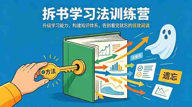 (18874期)拆书学习法训练营,升级学习能力,构建知识体系,,告别看完就忘的低效阅读-金启创业网 - 网上赚钱方法教程大全 - www.jinqi6.top