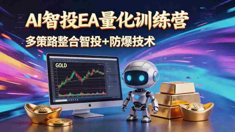 （18880期）AI智投EA量化运营技术，自动化黄金操盘技术，小白也可以轻松上手日入1000+-金启创业网 - 网上赚钱方法教程大全 - www.jinqi6.top