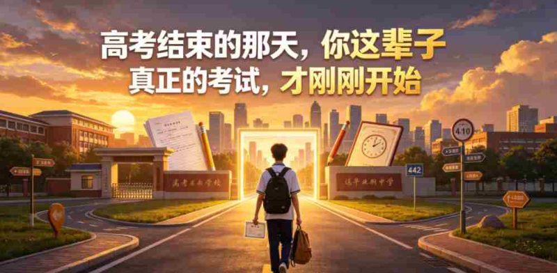 付费文章：高考结束的那天，你这辈子真正的考试，才刚刚开始-金启创业网 - 网上赚钱方法教程大全 - www.jinqi6.top