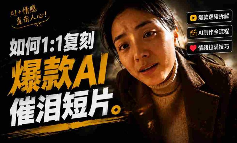 豆包+Gemini生成真人AI短剧-拆解复刻百万爆款第一人称短片，一站式讲透爆款复刻全流程-金启创业网 - 网上赚钱方法教程大全 - www.jinqi6.top