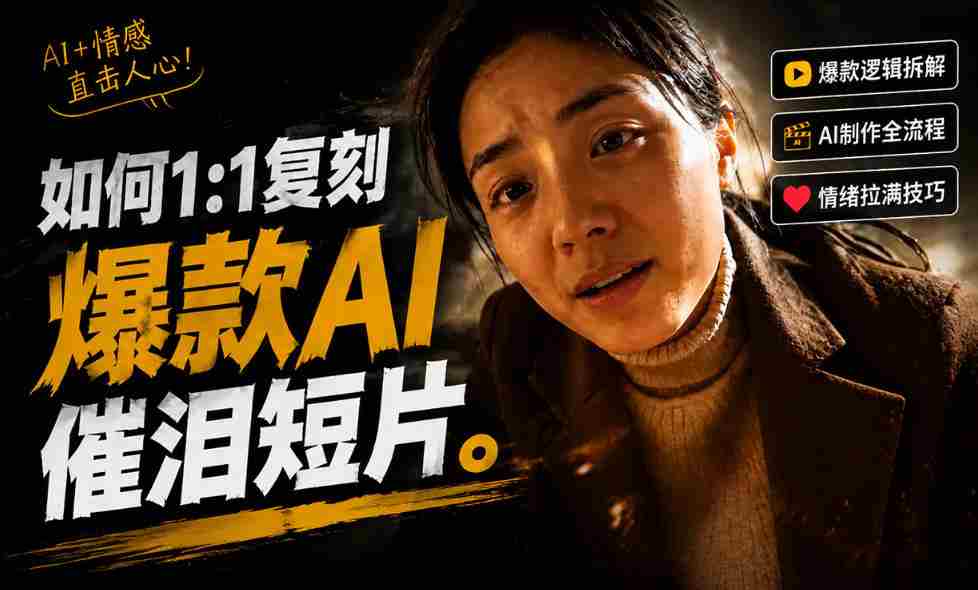 豆包+Gemini生成真人AI短剧-拆解复刻百万爆款第一人称短片，一站式讲透爆款复刻全流程-金启创业网 - 网上赚钱方法教程大全 - www.jinqi6.top