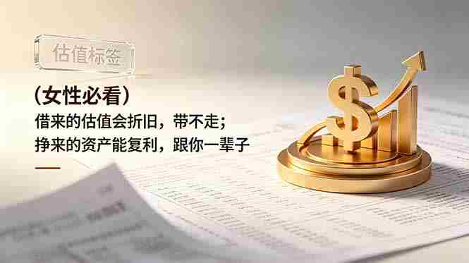 （19043期）付费文章：（女性必看）借来的估值会折旧，带不走；挣来的资产能复利，跟你一辈子-金启创业网 - 网上赚钱方法教程大全 - www.jinqi6.top