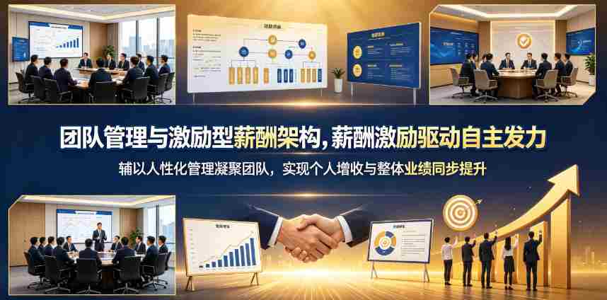 团队管理与激励型薪酬架构，薪酬激励驱动自主发力，辅以人性化管理凝聚团队，实现个人增收与整体业绩同步提升-金启创业网 - 网上赚钱方法教程大全 - www.jinqi6.top
