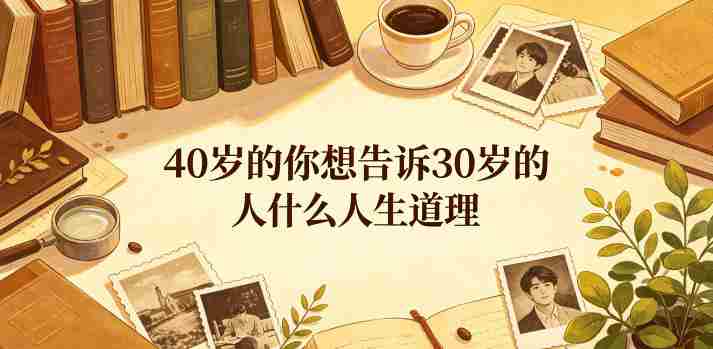 公众号付费文章：40岁的你想告诉30岁的人什么人生道理？-金启创业网 - 网上赚钱方法教程大全 - www.jinqi6.top