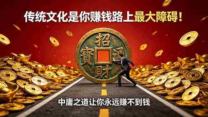 (18872期)付费文章:传统文化是你赚钱路上最大障碍!中庸之道让你永远赚不到钱-金启创业网 - 网上赚钱方法教程大全 - www.jinqi6.top